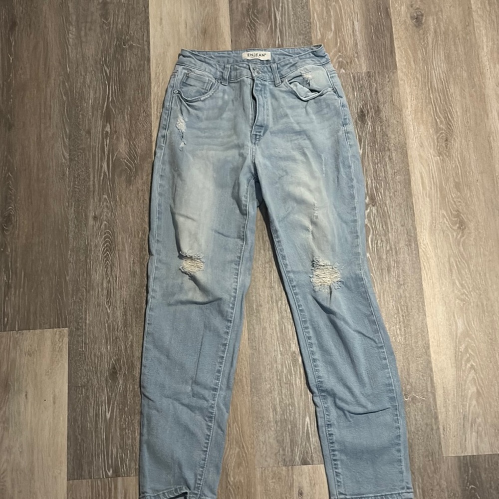 Just USA Blue Boyfriend Jeans Classic Style